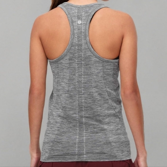 Lululemon Running Seamless Swiftly Tech Racerback Slate Gray 10 - Picture 5 of 14